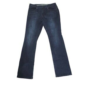 Cowgirl Tuff Co. Womens Dark Wash Bootcut Jeans 38 Denim Pants 37" Inseam